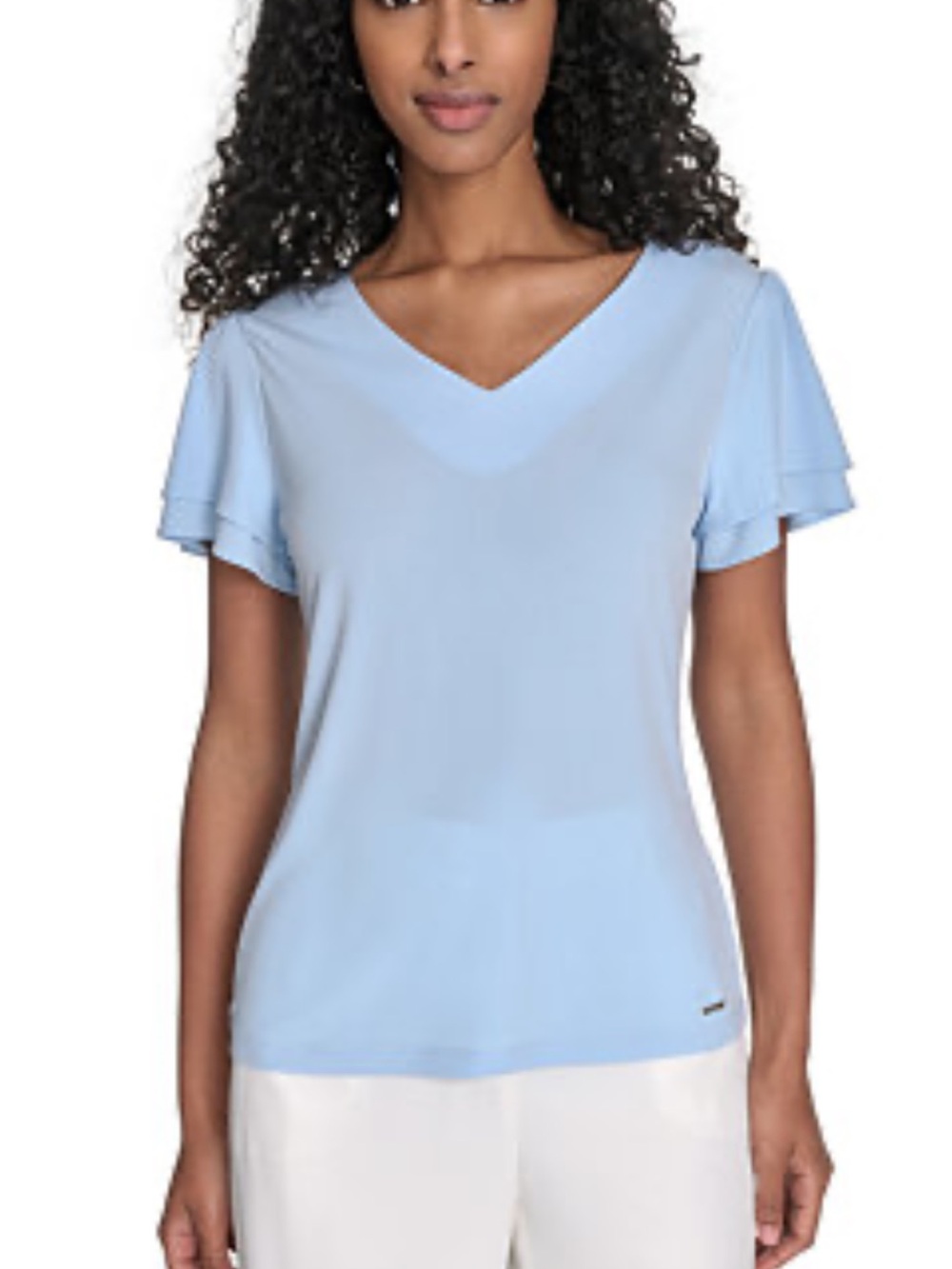 Calvin Klein blue blouse